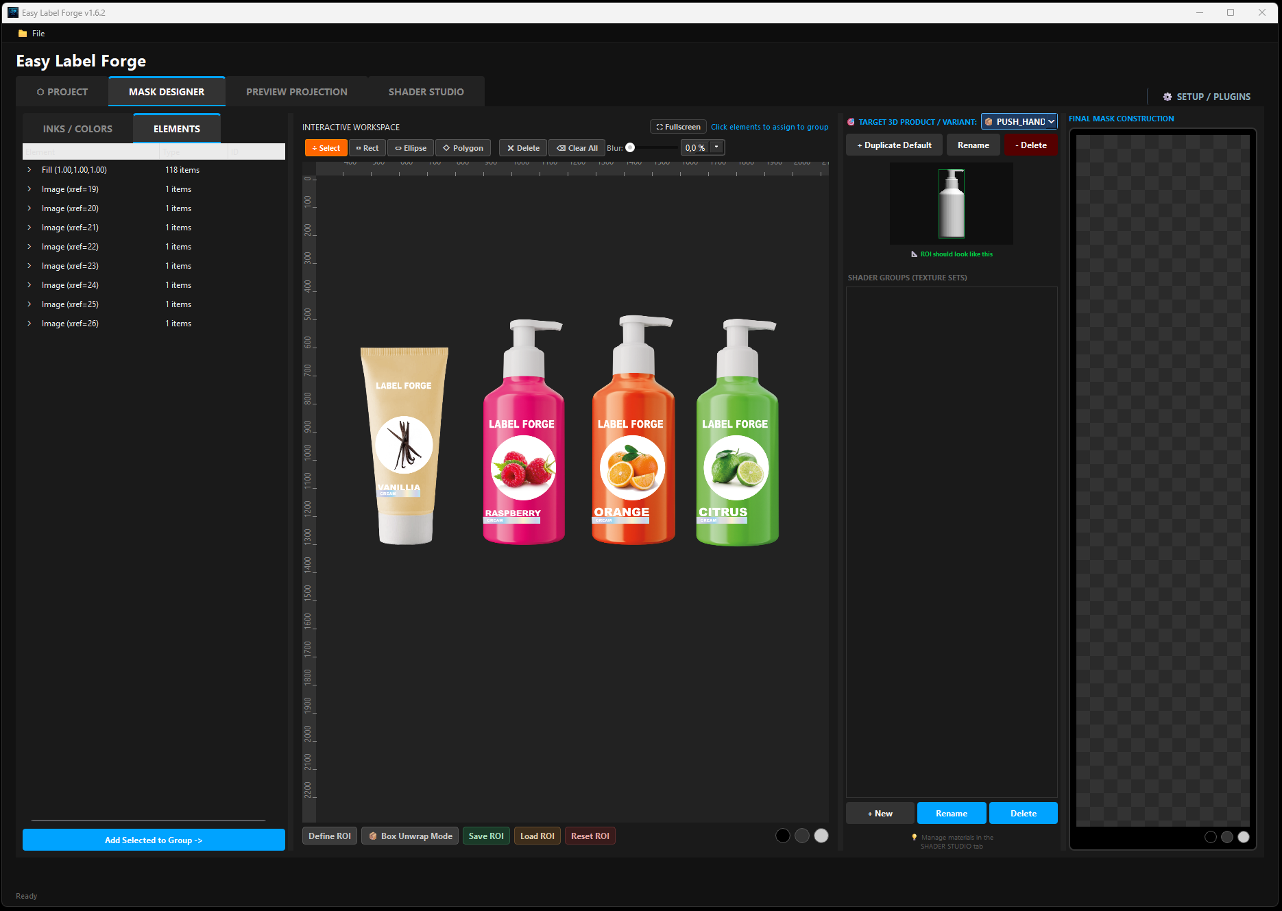 Mask Designer Tool